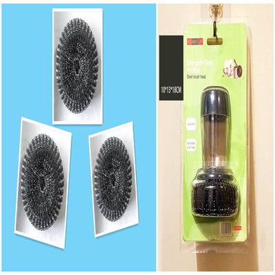 Soap Dispensing Palm Brush Cleaner